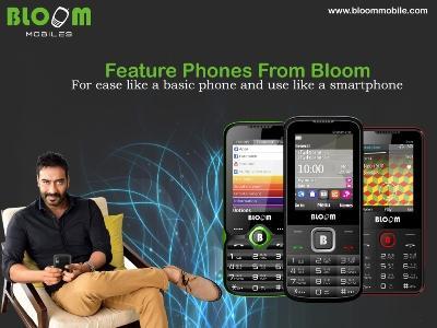 Feature phones from Bloom: For ease like a basic phone and use like a smartphone