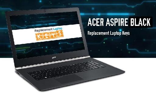 Acer Aspire Black Replacement Laptop Keys