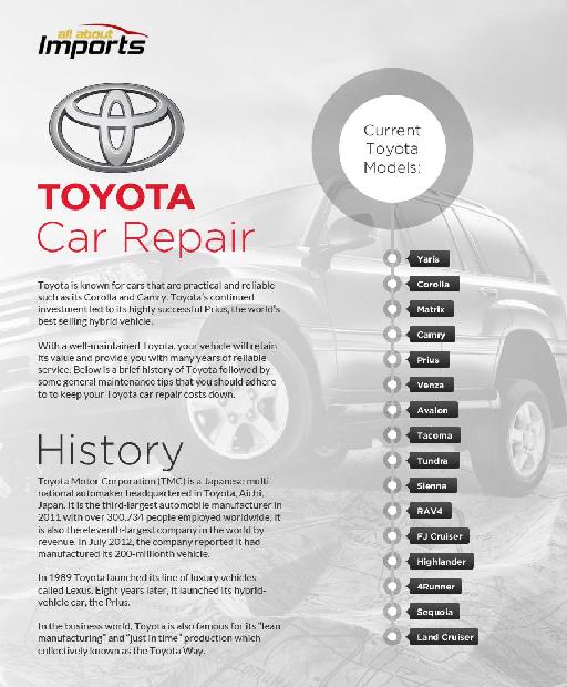 Toyota Car Repair in Mississauga