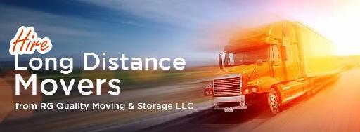 Hire Long Distance Movers from RG Quality Moving & Storage LLC