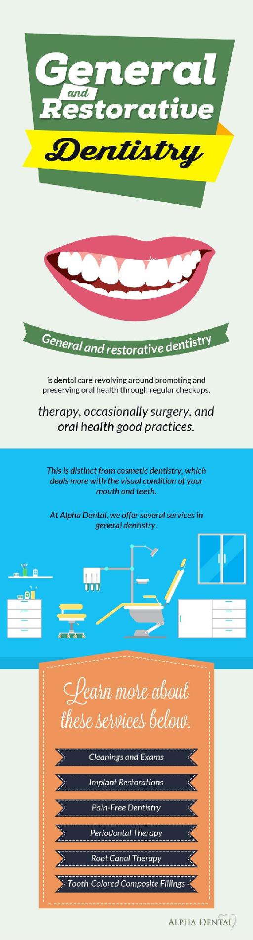 General and Restorative Dentistry Services By Alpha Dental